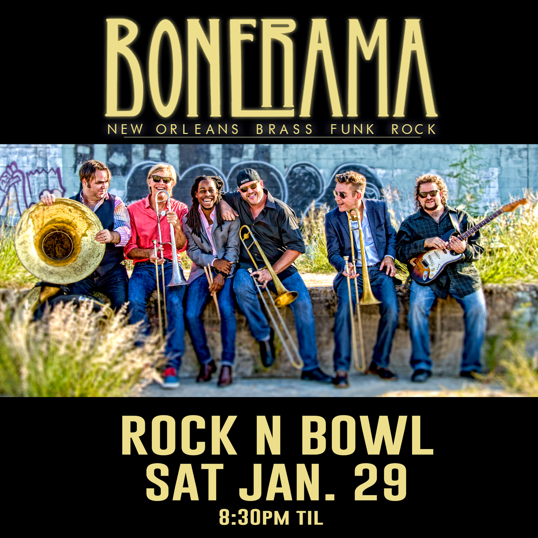 Bonerama Returns To Rock N Bowl – January 29th!